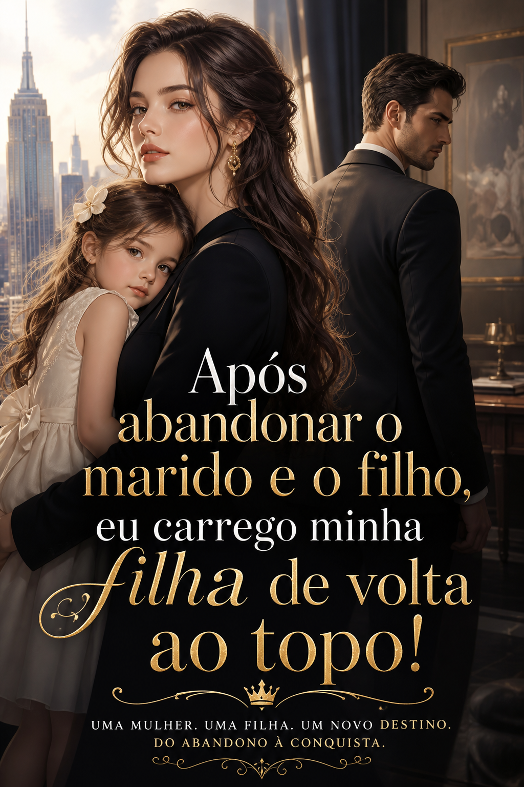 Após abandonar o marido e o filho, eu carrego minha filha de volta ao topo!